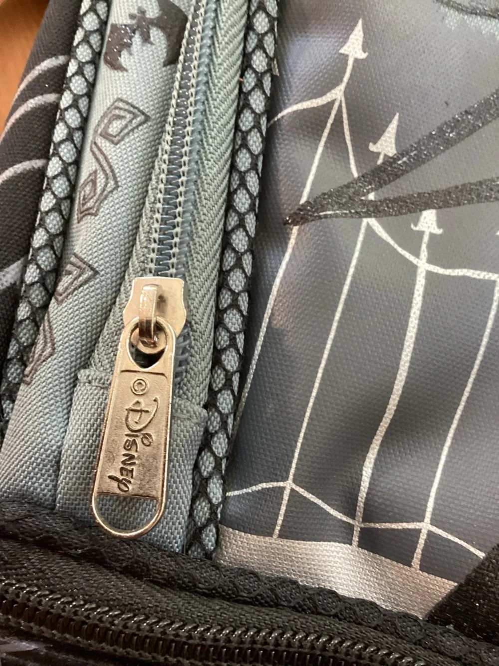 Disney Nightmare Before Christmas Coffin Shaped Insulated Lunch Box Backpack
